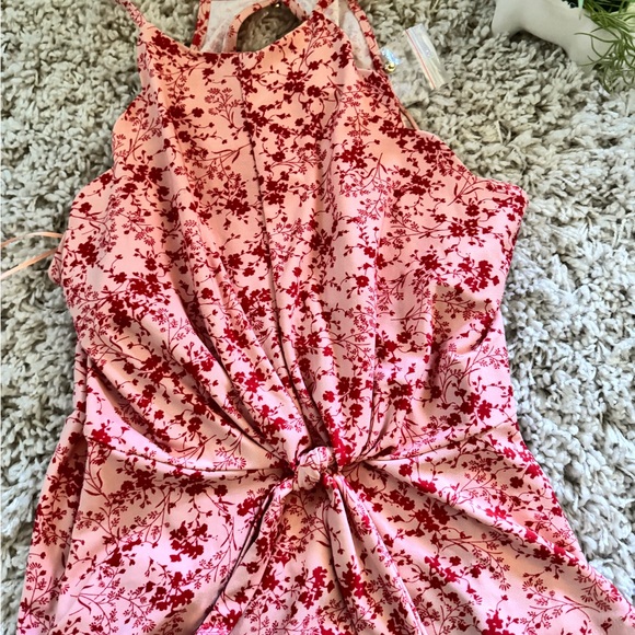 Meraki Pink Floral Blouse - Picture 3 of 4